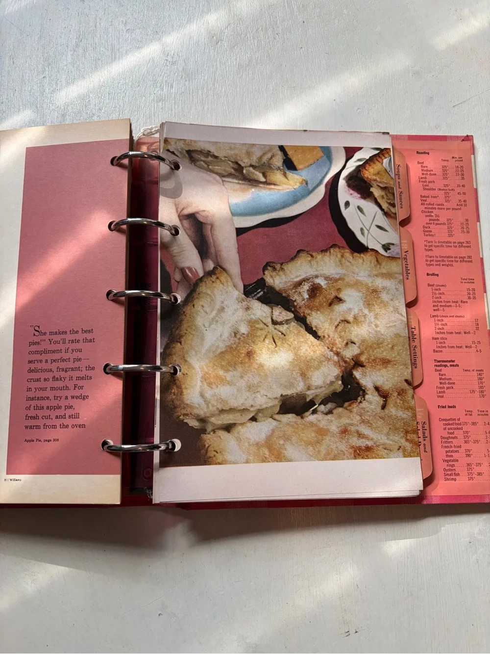 Better Homes And Gardens Red and Cream Gingham Cook Book
